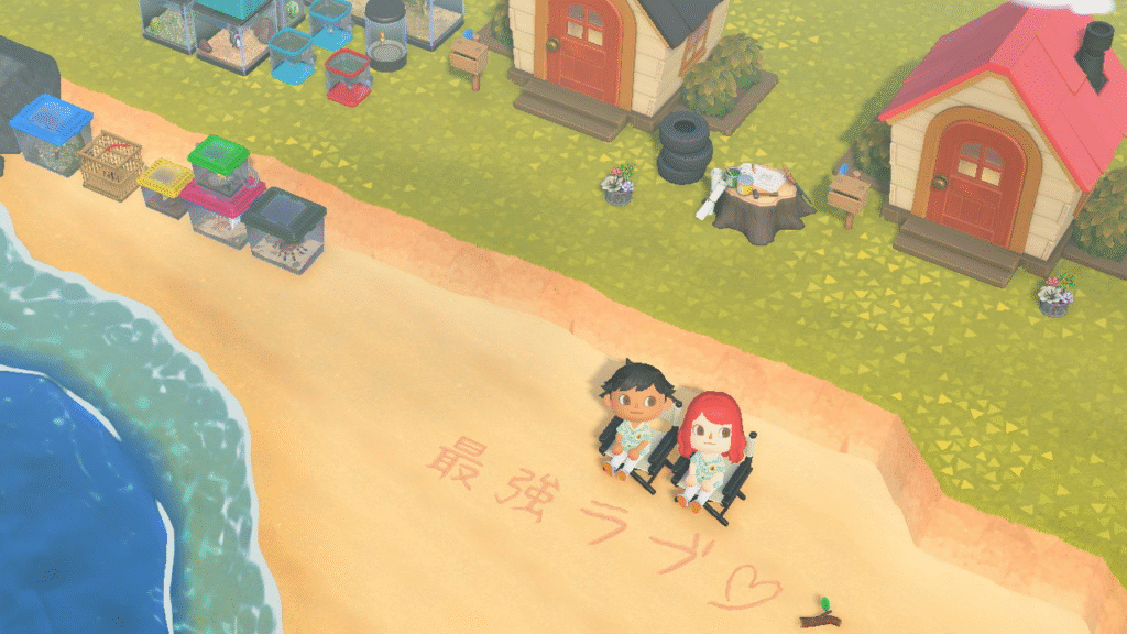 マイホームになった記念とも言えるツーショットの画像です。